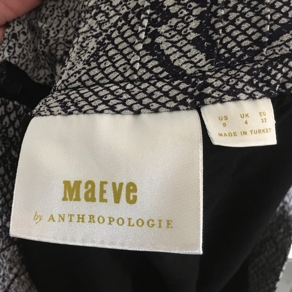 Anthropologie x Maeve Midi skirt Mobwife Flowy snakeskin print Pockets 0 - Picture 14 of 14